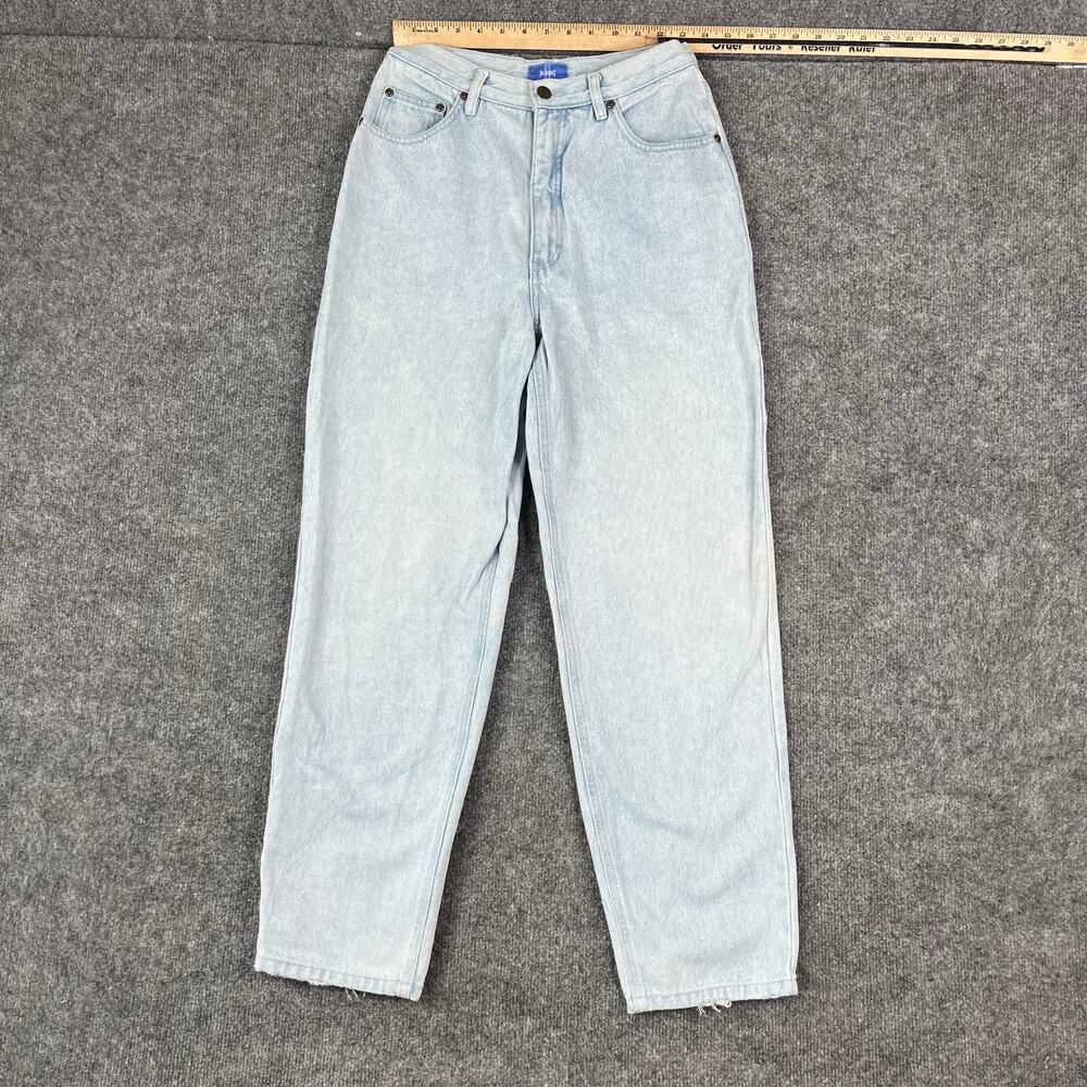 Vintage B.E. Blues Jeans Womens Size 9 Light Wash Straight Leg Denim Casual